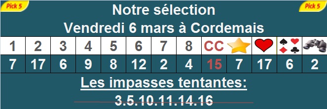 Pronostic pick 5