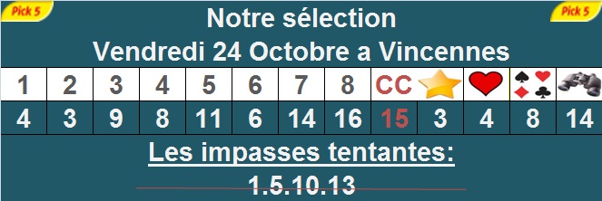 Sélection pick 5